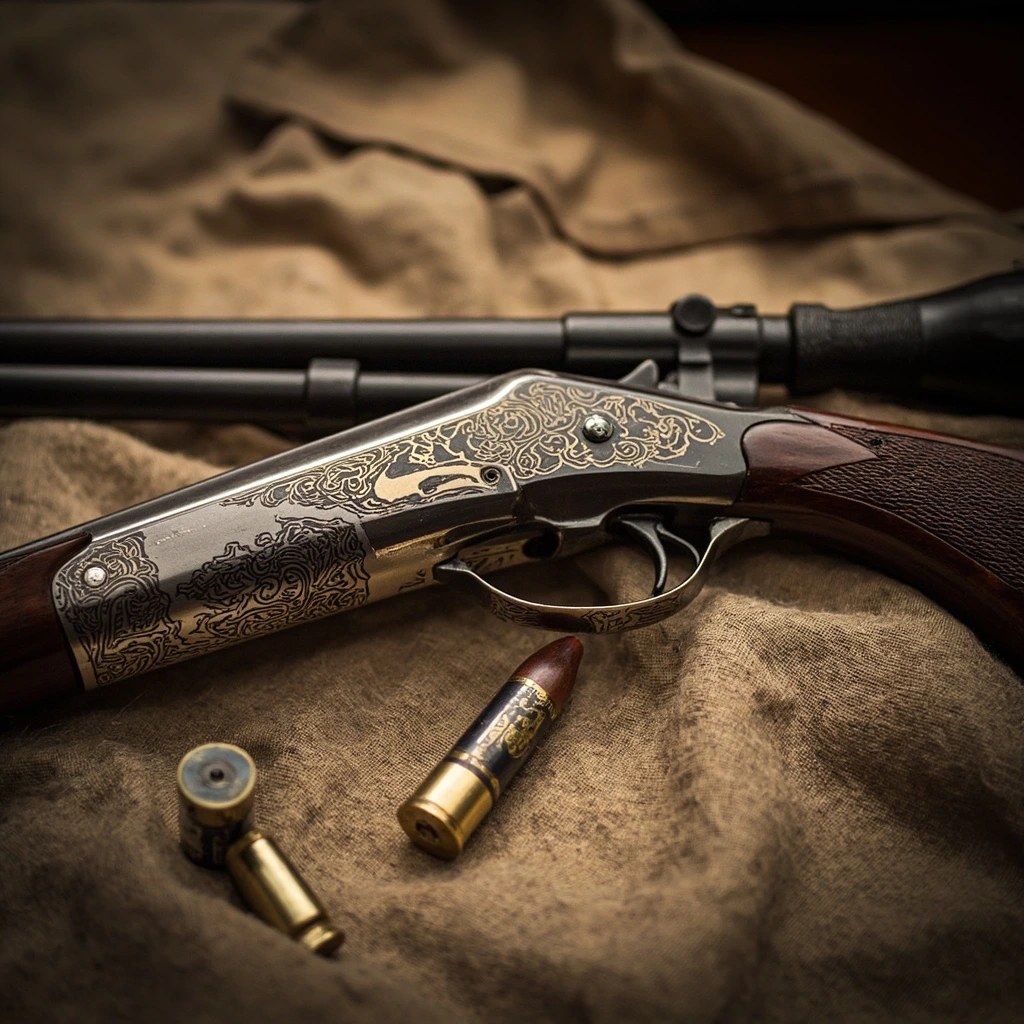Restored sidelock ejector shotgun with colour case-hardened action.