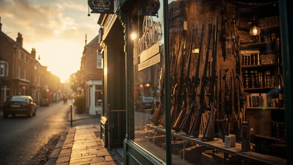 The Old Armoury on Long Street, Tetbury, at first light